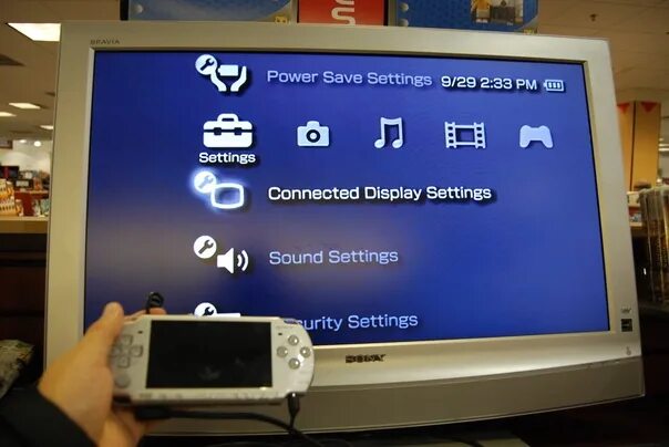 Подключение psp к телевизору Psp подключить