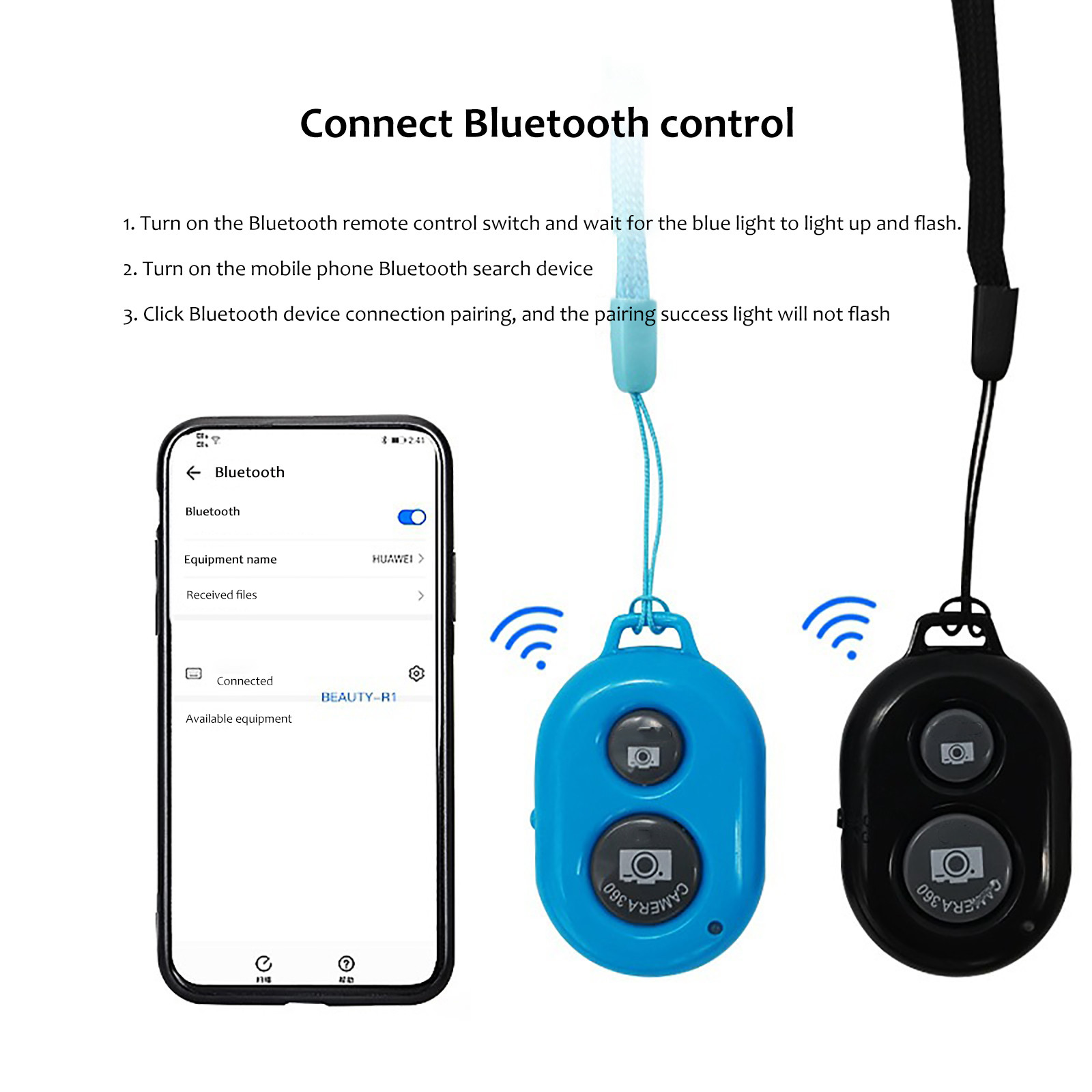 Подключение пульта к телефону Мини-пульт дистанционного управления с Bluetooth беспроводной пульт селфи-Палка 