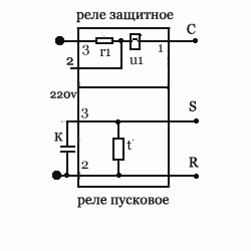 Подключение пускового реле Пускозащитное реле РТК-2 холодильников Минск, Атлант