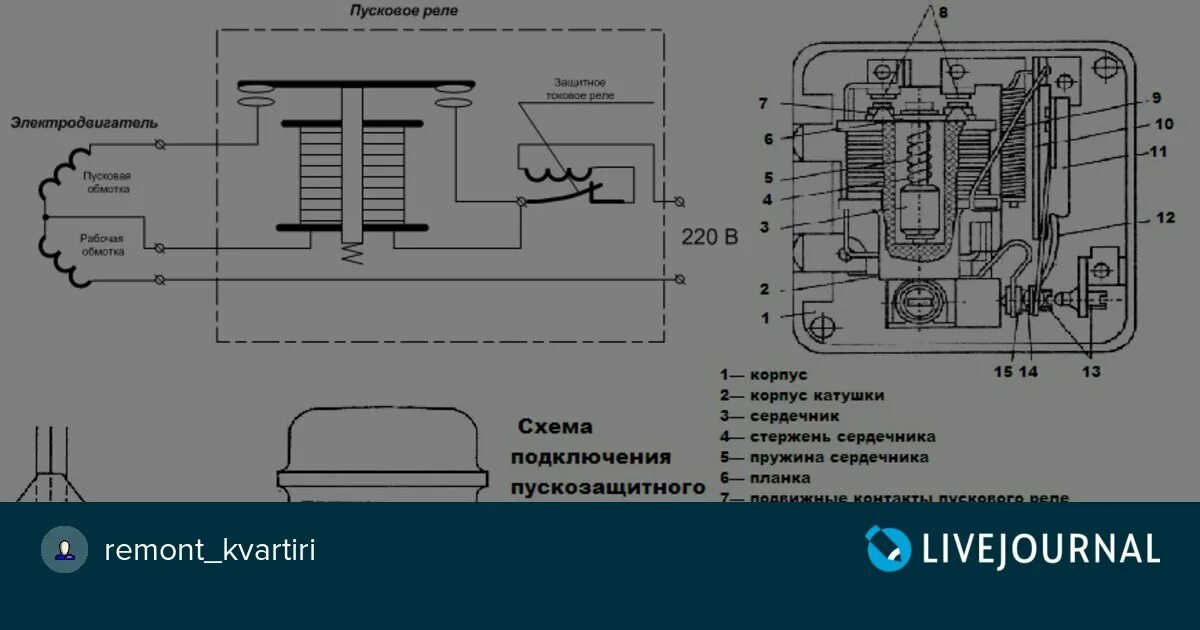 Подключение пускового реле к двигателю мастер универсал Ремонт холодильника своими руками Стоит ли делать ремонт холодильника.: remont_k