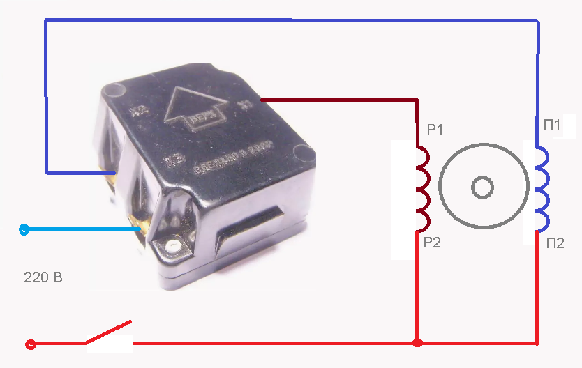 Подключение пускового реле к двигателю мастер универсал Наждак с двигателем от стиралки в разных вариантах Электропрактика Дзен