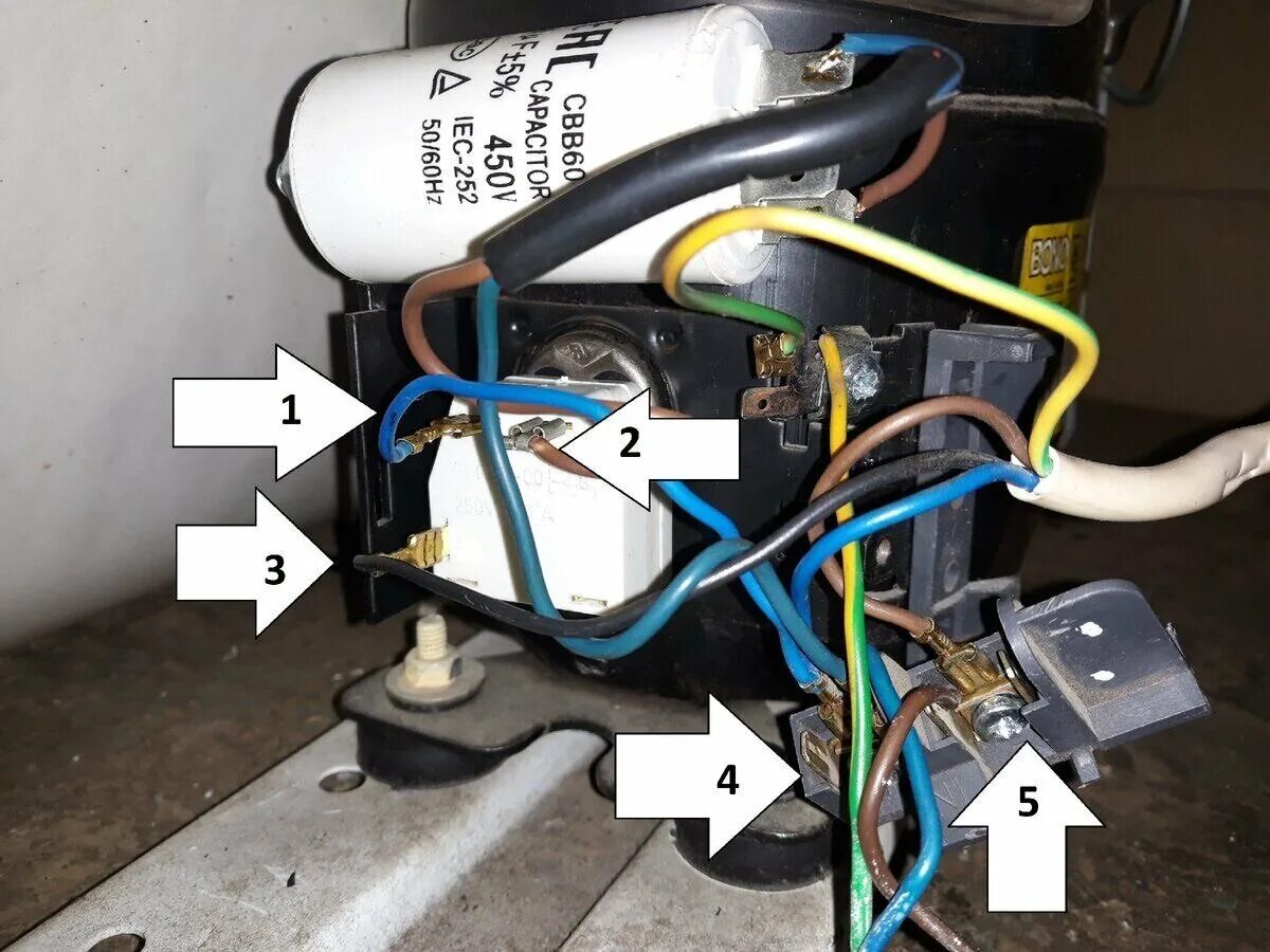 Подключение пускового реле к компрессору холодильника Ремонт льдогенераторов в Казани: 67 мастеров по ремонту холодильников со средним