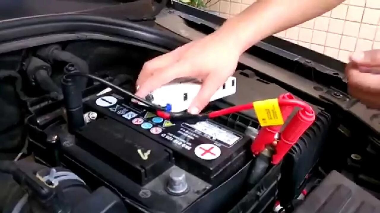 Подключение пускового устройства к аккумулятору Car Jump Starter - автономное мини пусковое устройство для автомобильного аккуму