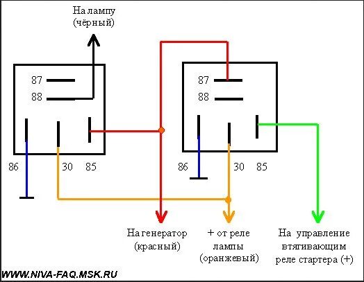 Подключение пятиконтактного реле Электроника-схемотехника. - DRIVE2