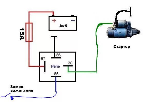 Подключение пятиконтактного реле стартера Проблемы с запуском машины. - DRIVE2