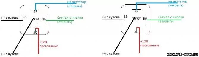 Подключение пятиконтактного реле стартера 5 Контактное Реле Схема Подключения - tokzamer.ru