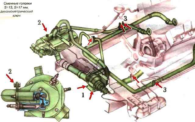 Подключение пжд к системе охлаждения ямз 238 preheater KAMAZ scheme