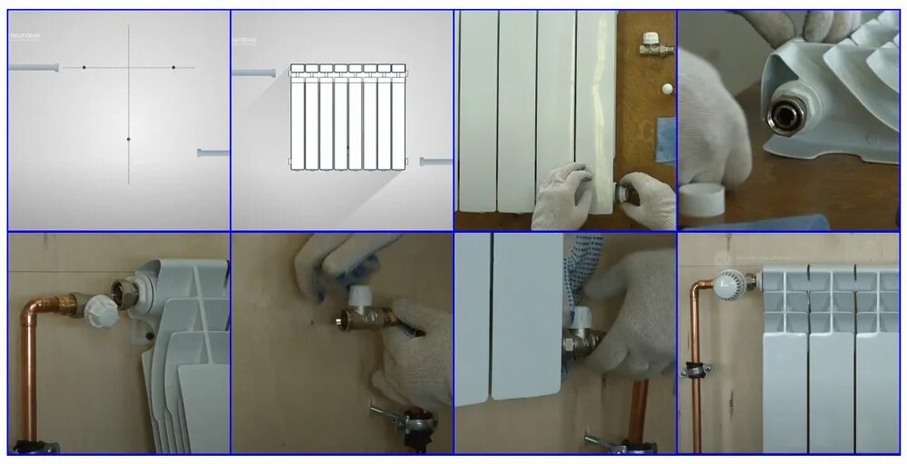 Подключение радиатора биметалл Подключение биметаллических радиаторов отопления - инструкция от "А" до "Я"