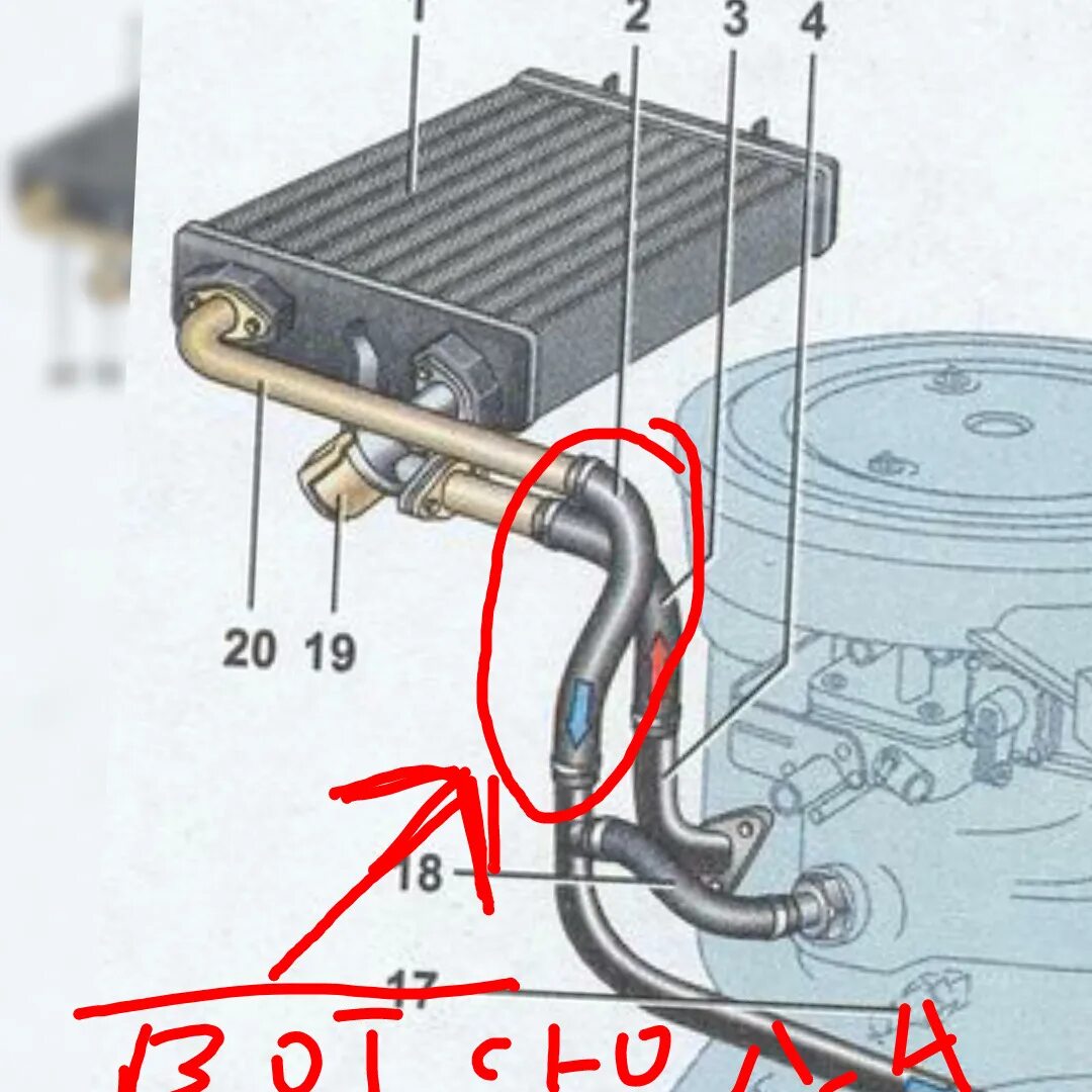 Подключение радиатора печки Доп помпа в классику - Lada 21074, 1,6 л, 2002 года своими руками DRIVE2