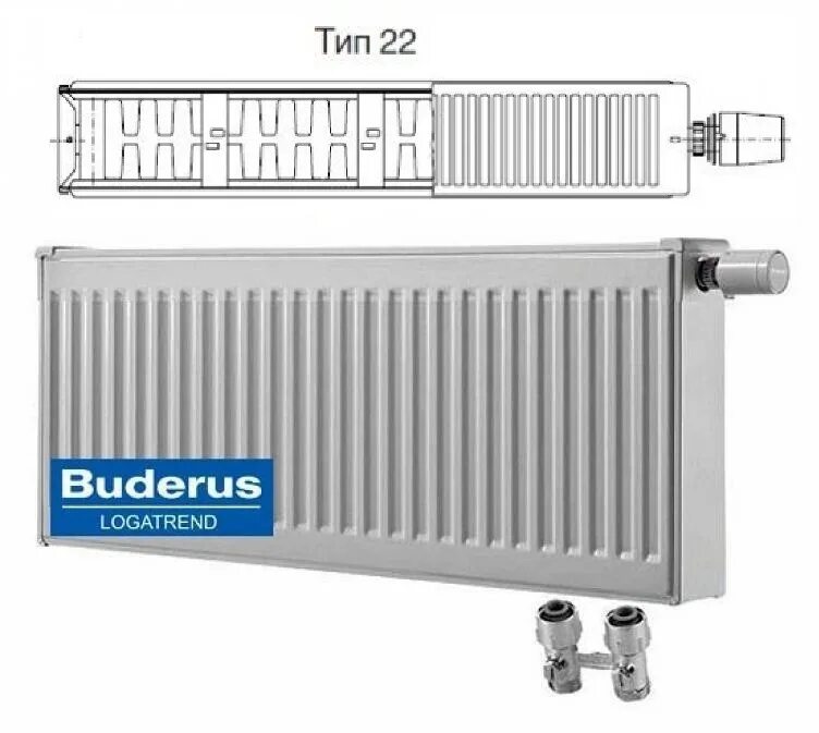 Подключение радиаторов buderus Панельный радиатор Buderus VK-Profil 22, Сталь купить по доступной цене с достав