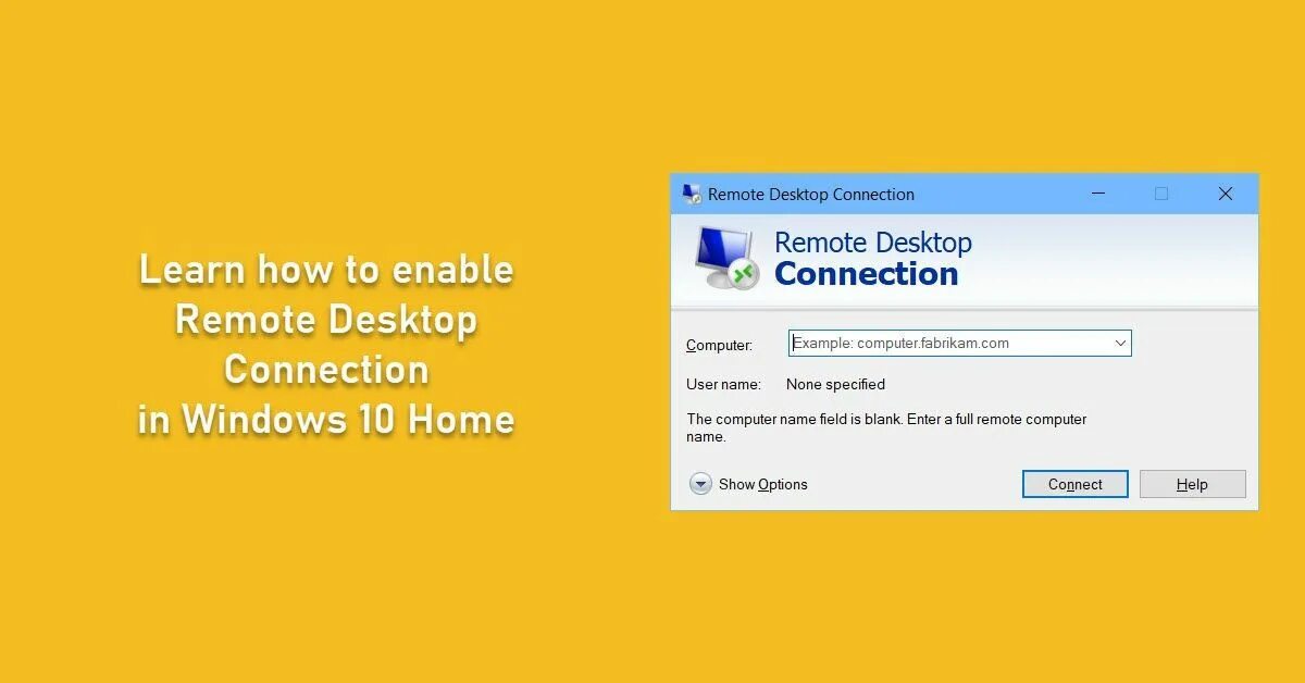 Подключение rdp win 10 How To Enable Remote Desktop In Windows 10 Home (RDP) via @itechticsofficial Win