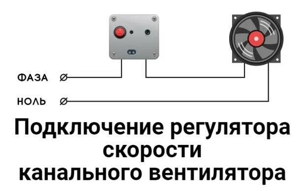 Подключение регулятора вентилятора схема Подключение регулятора скорости канального вентилятора - Мастер - 2 февраля - Ме