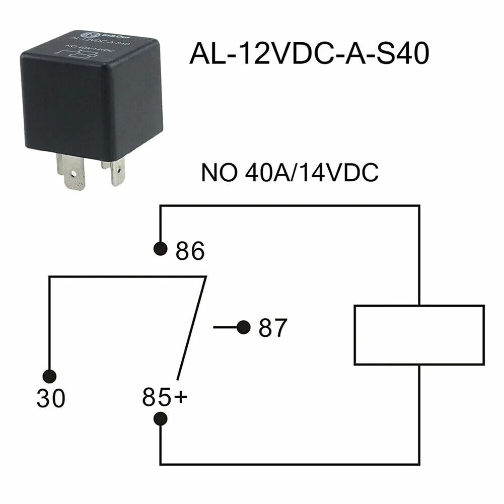 Подключение реле 12в Fuse Block with Relay Plastic Fuse Relay Holder Easy Installation for Car Truck 