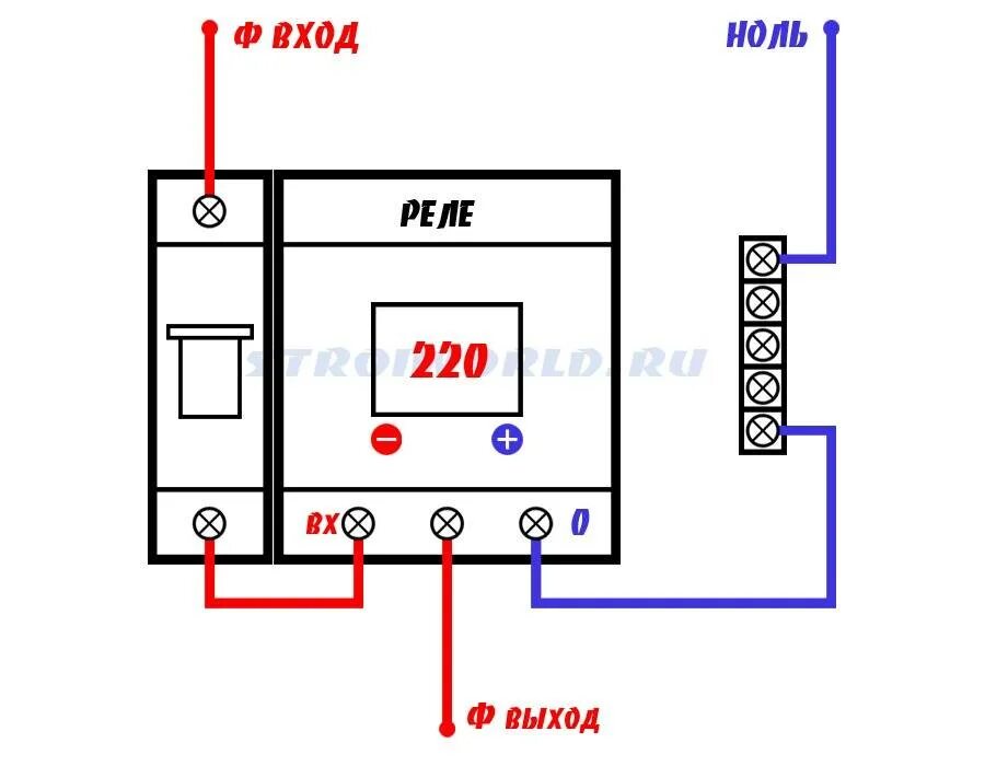Подключение реле 220 Что лучше стабилизатор или реле напряжения на 220 В для квартиры