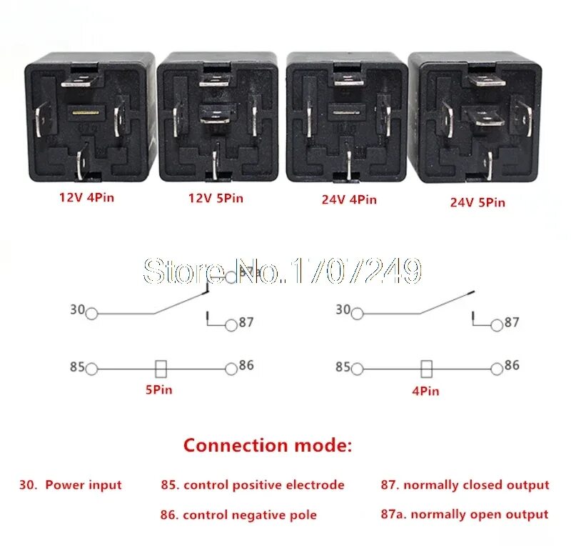 Подключение реле 4 контакта Реле CHNT JD1912 JD1914 JD2912 JD2914 12 В/24 В 4 контакта/5 контактов 40 А реле