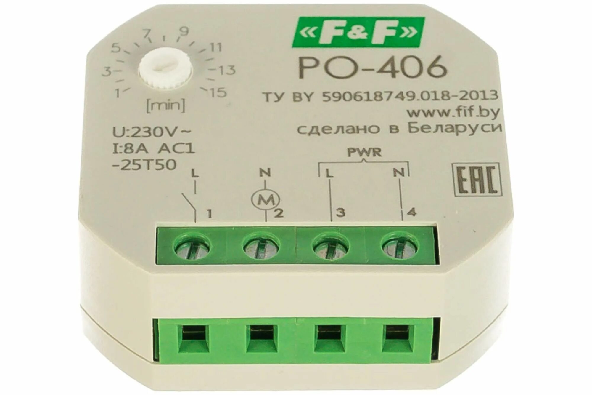 Подключение реле 406 PO-406 реле времени однокомандное - купить в CENAM.NET, цена на Мегамаркет