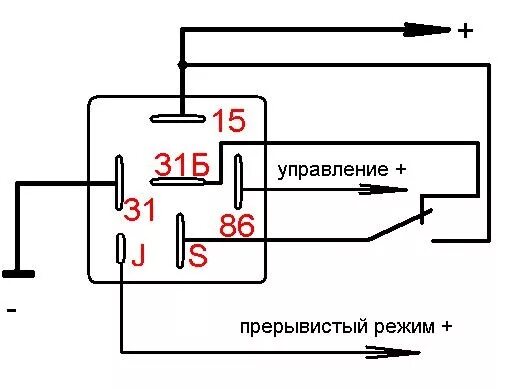 Подключение реле 456.3747 02 Дворники часть 1 - Suzuki Escudo (1G), 1,6 л, 1993 года своими руками DRIVE2