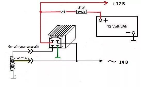 Подключение реле альфа Ответы Mail.ru: Что если в мопеде нет акума, зачем он нужен еще, кроме как завод