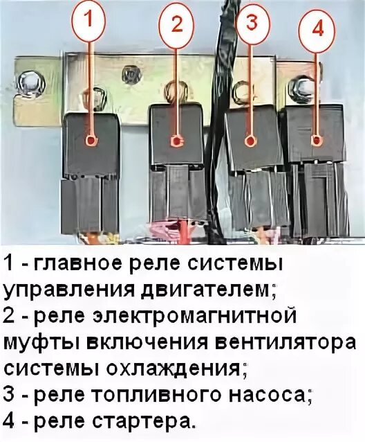 Подключение реле бензонасоса газель Система управления двигателем ЗМЗ-40524