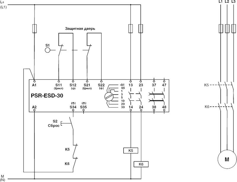 Подключение реле безопасности Купить 2981813 Реле безопасности PSR-SPP- 24DC/ESD/4X1/30 от Phoenix Contact, в 