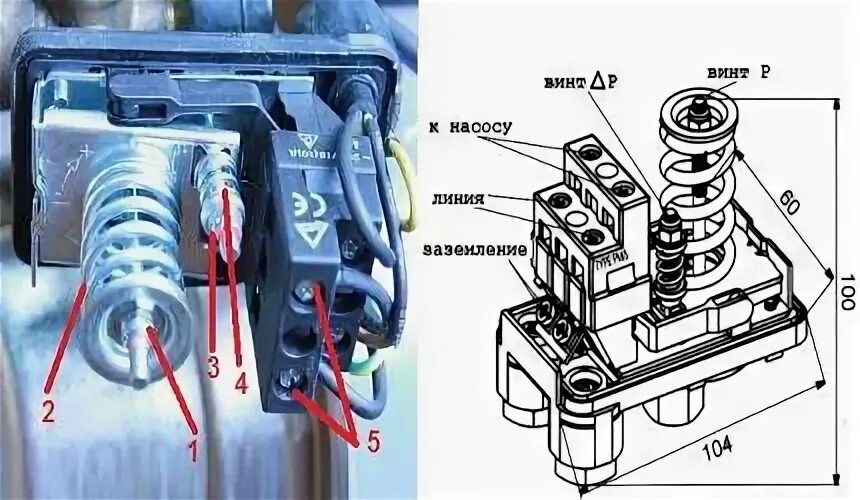 Подключение реле давления компрессора Реле регулятора компрессора - найдено 87 картинок