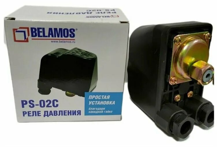 Подключение реле давления ps 02c Реле давления BELAMOS PS-02C - купить в интернет-магазине по низкой цене на Янде