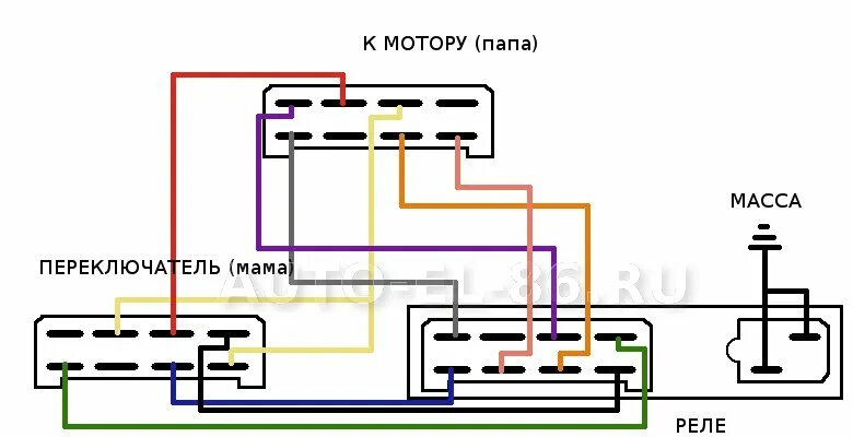 Подключение реле дворников камаз Схема подключения реле стеклоочистителя КАМАЗ евро