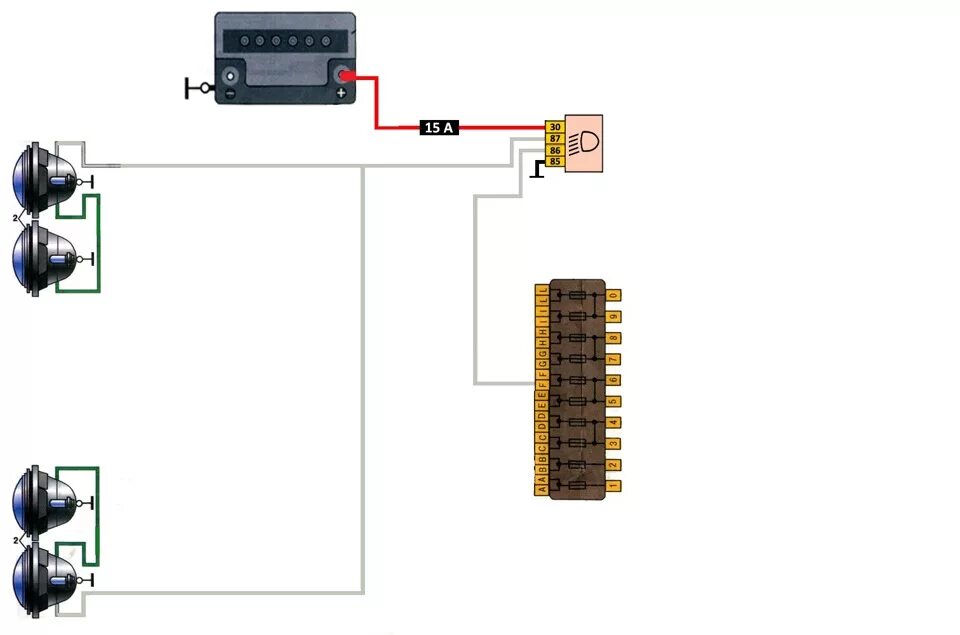 Подключение реле фар ваз 295702 Колодки тормозные дисковые задние ROAD HOUSE Запчасти на DRIVE2