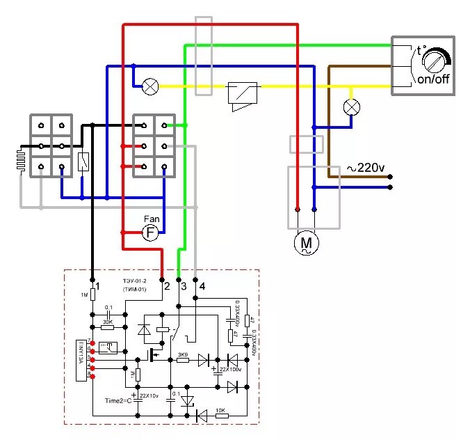 Подключение реле индезит Циклический таймер для холодильника (1/1) - Схеми радіоаматорів - Схеми радіоама