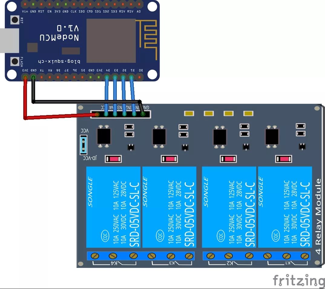 Подключение реле к esp8266 NodeMCU управление реле. - У Павла!