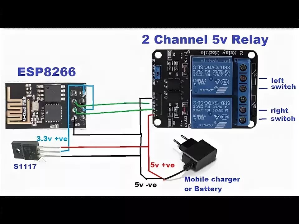 Подключение реле к esp8266 Esp8266 Web Control (with Nodemcu and Lua) : 4 Steps - Instructables