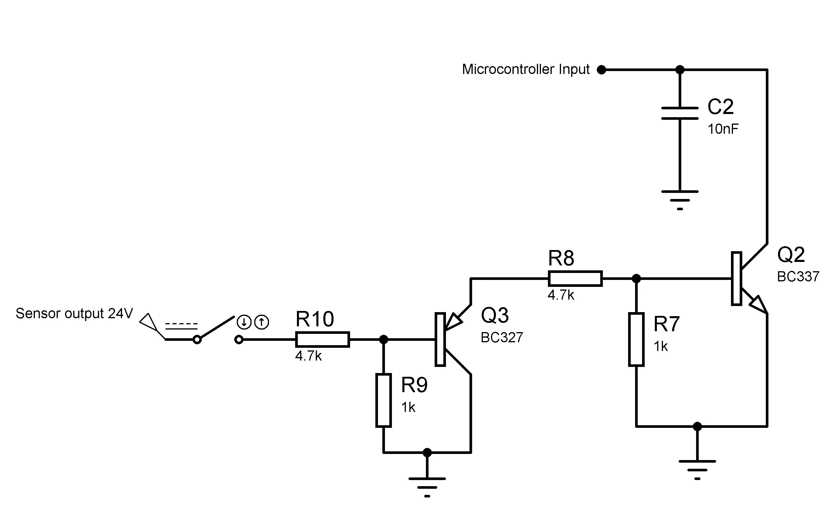 Подключение реле к микроконтроллеру interface - Interfacing an inductive proximity sensor with a Microcontroller usi