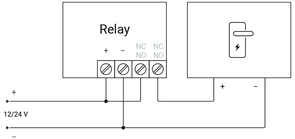 Подключение реле к воротам How to control remotely an electric lock with Ajax Relay Ajax Systems Support