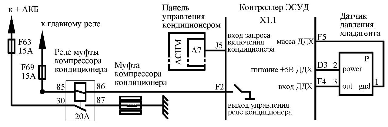 Подключение реле кондиционера Кондиционер в Classic ч.3 Подкапотка - Lada Vesta, 1,6 л, 2016 года своими рукам