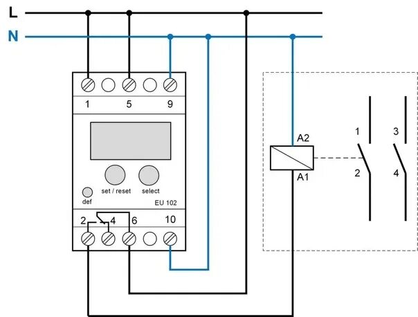 Подключение реле контроля напряжения Hello to all my dear colleagues. Hit the hands of the voltage relay hager U102. 