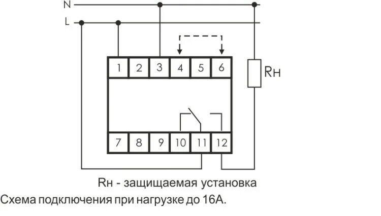 Подключение реле контроля уровня жидкости Реле напряжения CP-720 1-фаза, монт. на DIN-рейке 35 мм (1 модуль) - купить по н