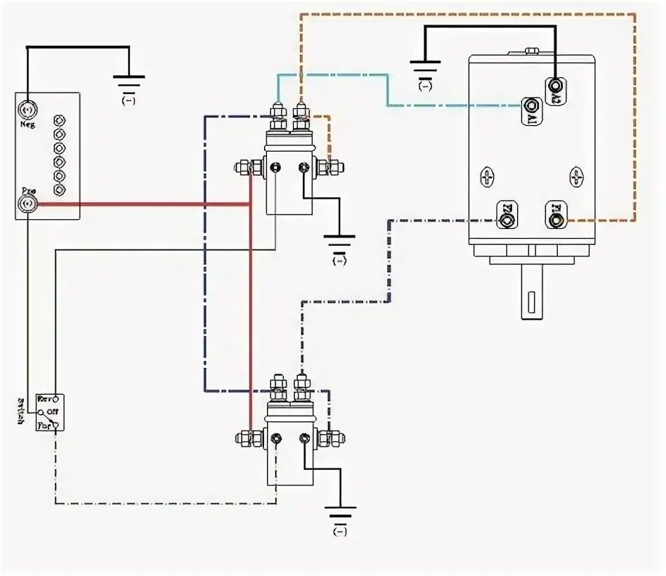 Подключение реле лебедки 8 Vehicle - Electrics ideas automotive electrical, auto repair, car maintenance