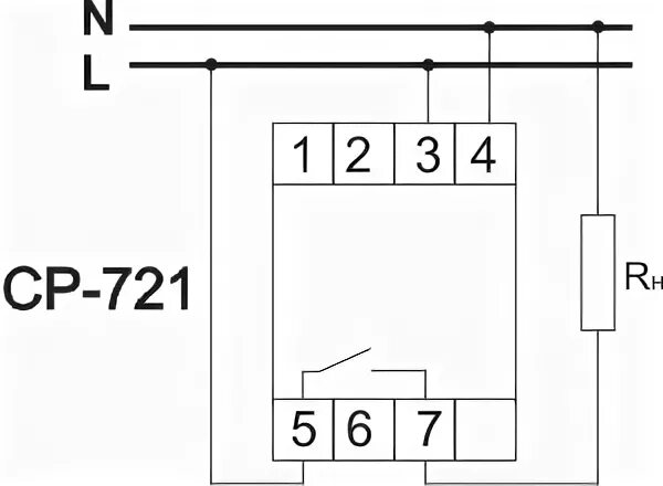 Подключение реле напряжения ср 721 1 Реле напряжения CP-721