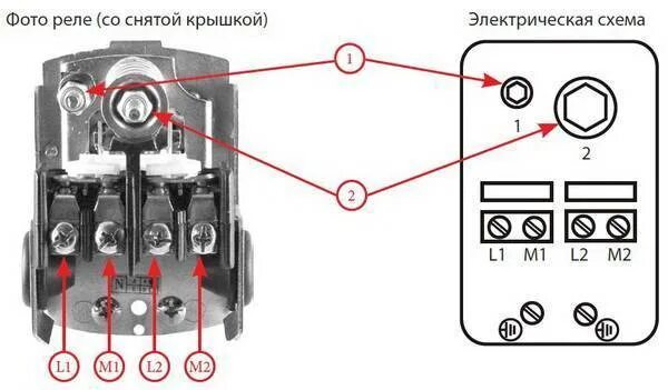 Подключение реле насоса Реле давления воды для насоса - описание, виды, монтаж и настройка