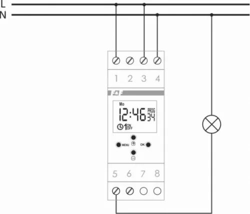 Подключение реле pcz 525 1 Реле времени PCZ-525 одноканальное - включается в розетку