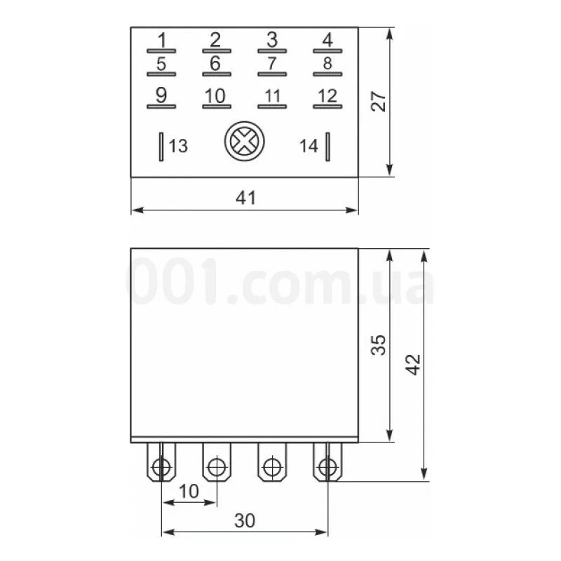 Подключение реле рэк 77 4 Реле РЭК77/4 10А 24В AC IEK (RRP10-4-10-024A) купити в Києві в інтернет-магазині