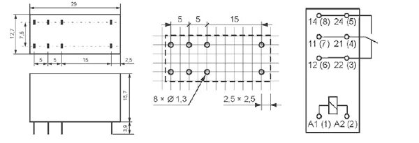 TDM SQ0701-0037 Реле промежуточное купить в Минске, Гомеле, Витебске, Могилеве, 