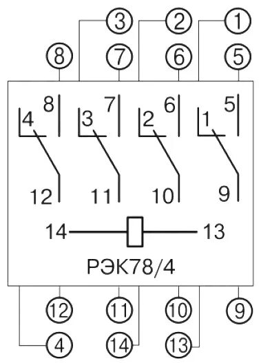 Подключение реле рэк 78 4 GSM-сигнализация Орбита HD-207 для управления отоплением.