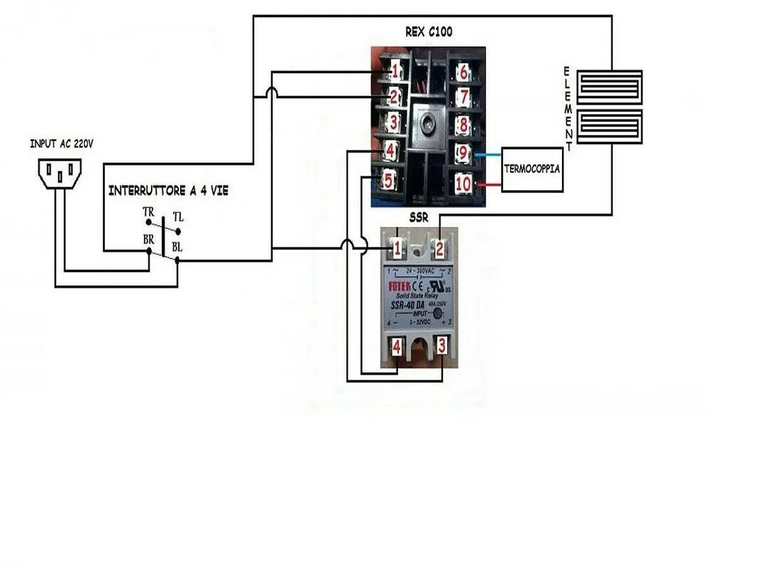 Подключение реле rex schema collegamento rex c 100 - Postimages