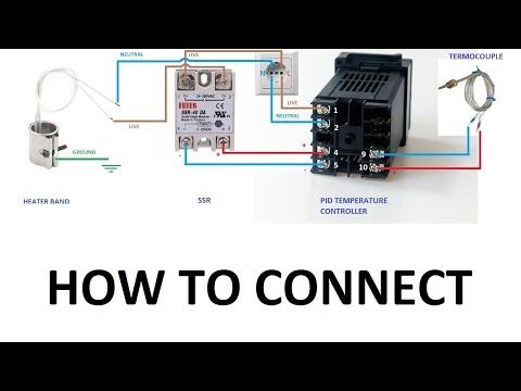 Подключение реле rex FILAMENT EXTRUDER PART 8 * HOW TO WIRE * BERME REX-C100 * FOTEK SSR-40DA *HEATER