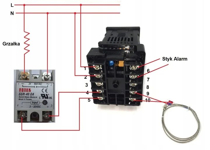 Подключение реле rex c100 Купить ПИД-регулятор температуры REX C100, термопара SSR K: отзывы, фото и харак