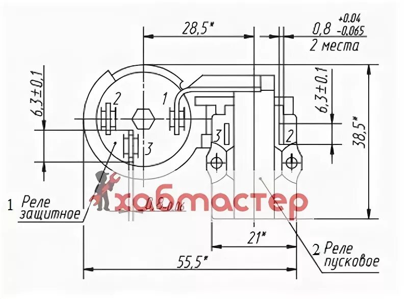 Подключение реле ркт 1 Тепловое реле РКТ-2.