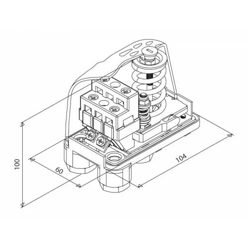 Подключение реле рм 5 Реле давления KRS-5 (F) 1-5 bar + накидная гайка 1/4" TAEN купить в Челябинске, 