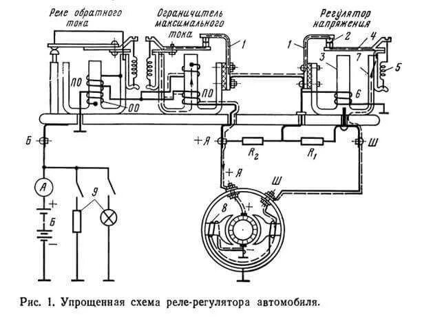 Подключение реле рр24 г2 схема подключения Реле регулятор от ваз на муравей схема - фото