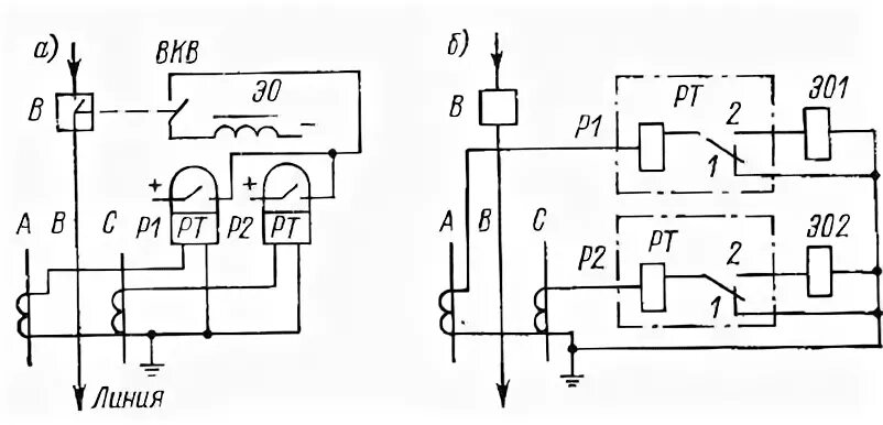 Подключение реле рт 10 Максимальная токовая защита линий и блоков линия-трансформатор на реле РТ-80 Защ